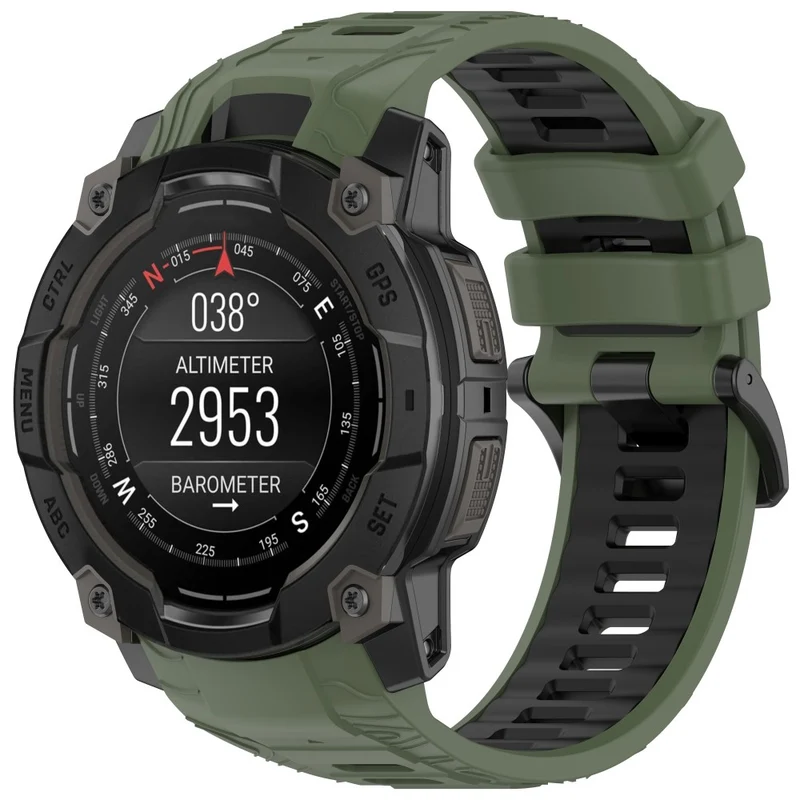 Stilvoll Garmin Instinct 3 AMOLED 50mm Silikon Armband