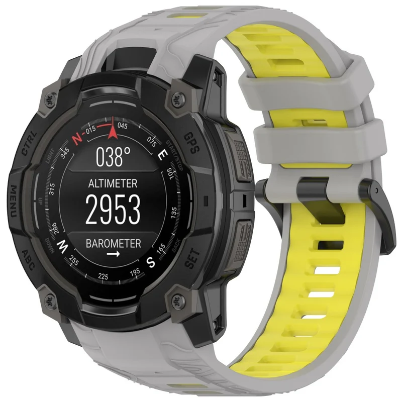 Stilvoll Garmin Instinct 3 AMOLED 50mm Silikon Armband