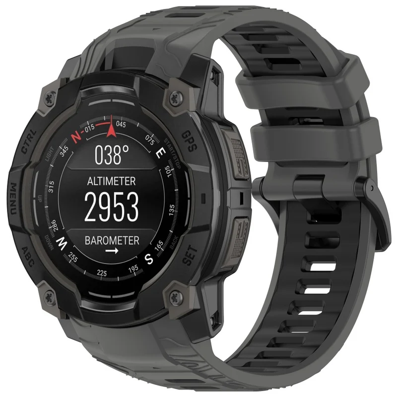 Stilvoll Garmin Instinct 3 AMOLED 50mm Silikon Armband