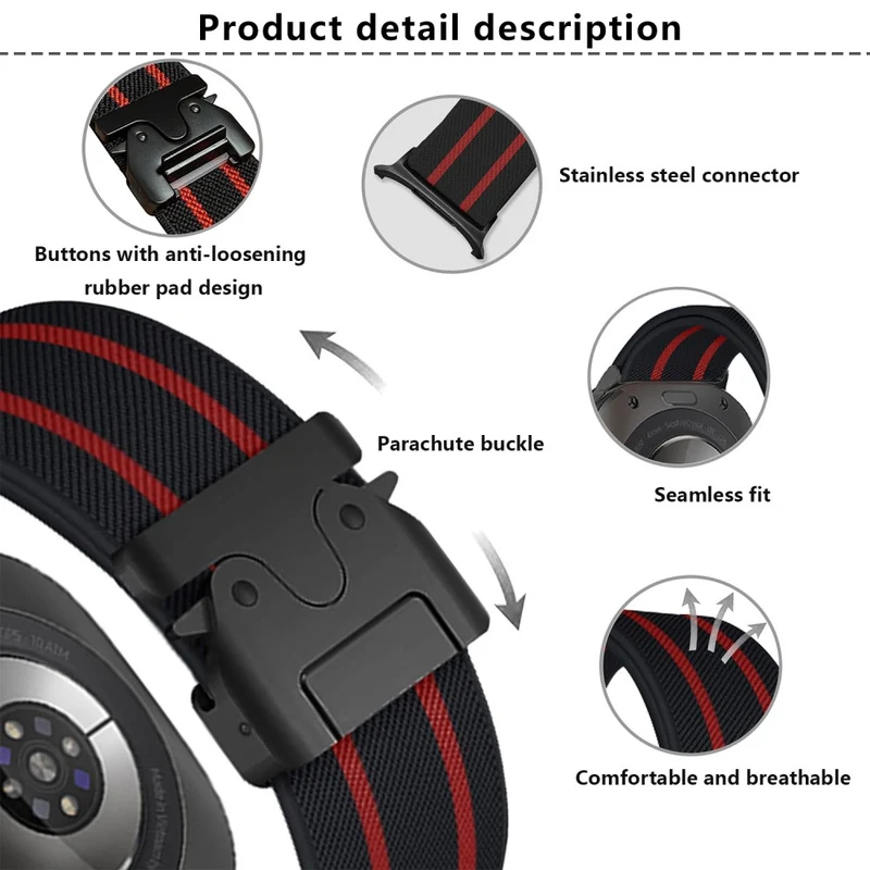 Dauerhaft Samsung Galaxy Watch Ultra 47mm Nylon Armband