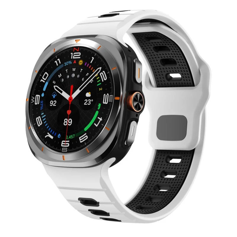 Unglaublich Elegant Samsung Galaxy Watch Ultra 47mm Silikon Armband