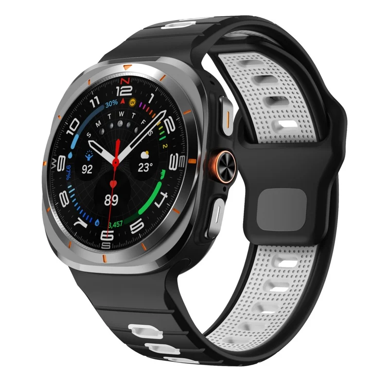 Unglaublich Elegant Samsung Galaxy Watch Ultra 47mm Silikon Armband