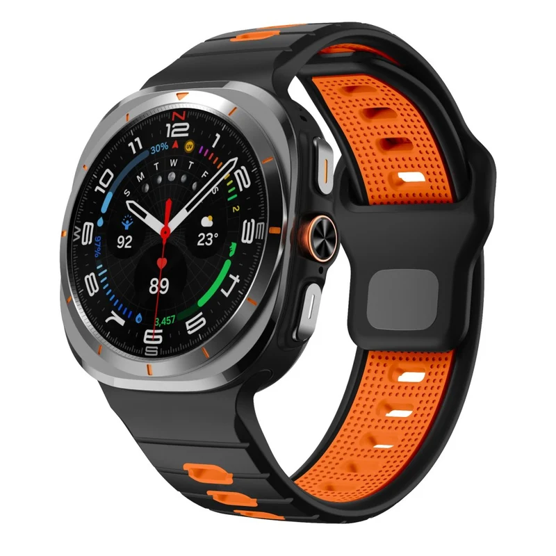 Unglaublich Elegant Samsung Galaxy Watch Ultra 47mm Silikon Armband