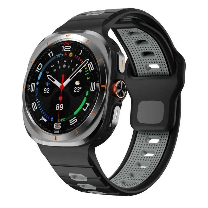 Unglaublich Elegant Samsung Galaxy Watch Ultra 47mm Silikon Armband