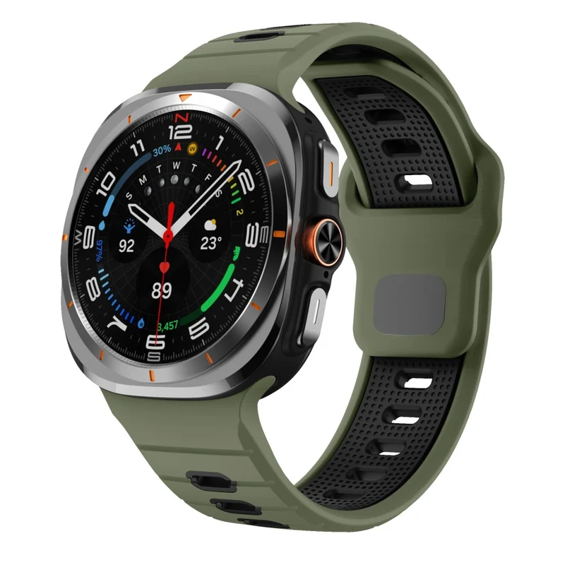Unglaublich Elegant Samsung Galaxy Watch Ultra 47mm Silikon Armband