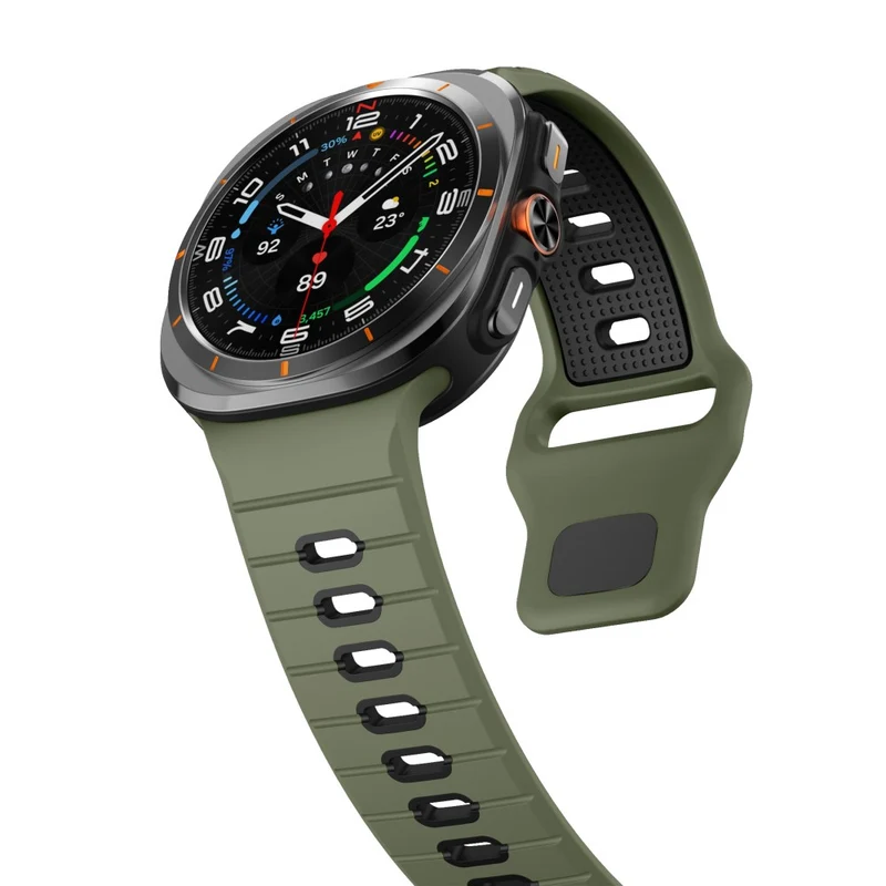 Unglaublich Elegant Samsung Galaxy Watch Ultra 47mm Silikon Armband