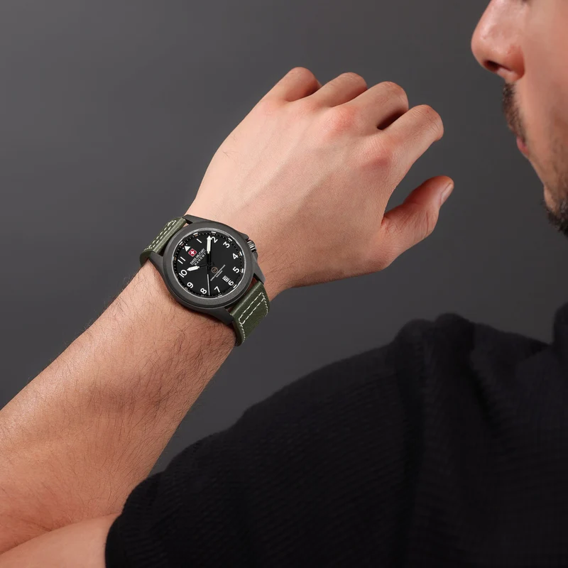 Swiss Military Hanowa Fieldmaster SMWGB0005240 Herren • Tritium-Leuchtröhren • Saphirglas Swiss Made