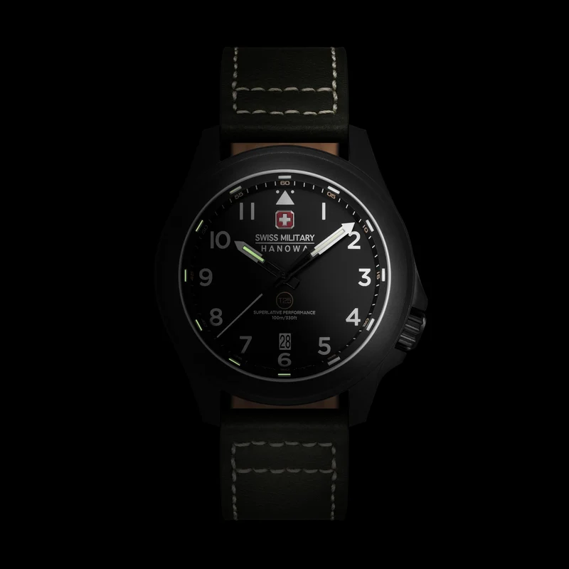 Swiss Military Hanowa Fieldmaster SMWGB0005240 Herren • Tritium-Leuchtröhren • Saphirglas Swiss Made