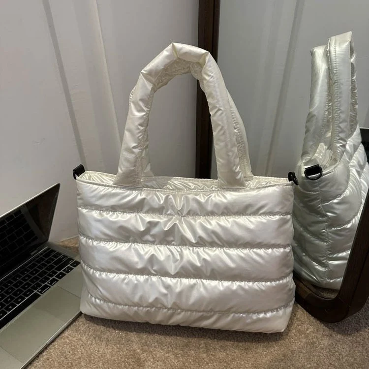 Gepolsterte Puffer-Handtasche