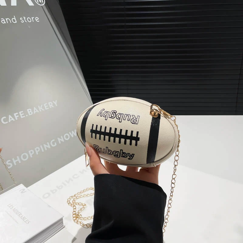 Neuheits Rugbyball Umhängetasche