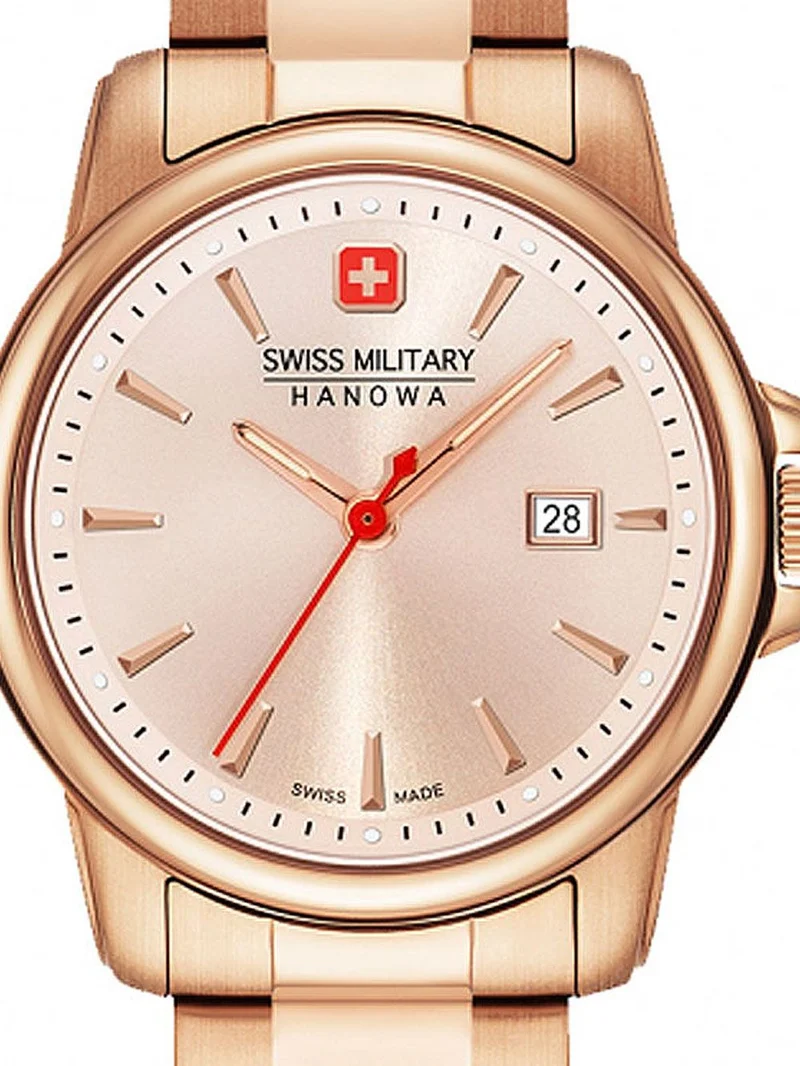 Swiss Military Hanowa Swiss Recruit Lady II 06-7230.7.09.010 Damen Armbanduhr Silber • Edelstahlgehäuse • 5 ATM Wasserdicht