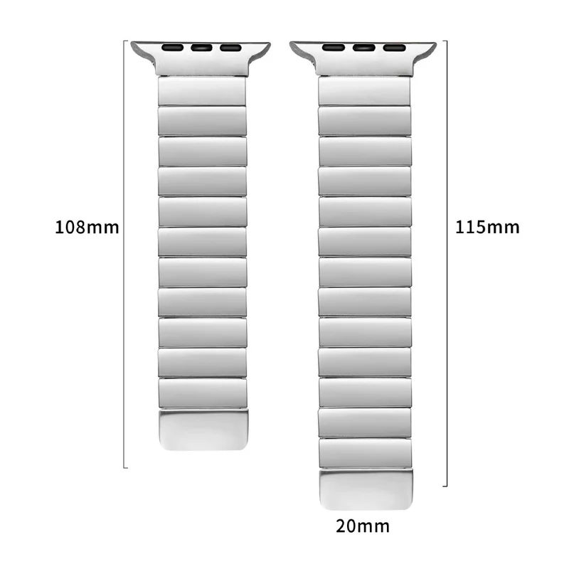 Unglaublich Widerstandsfähig Apple Smartwatch Metall Universell Armband