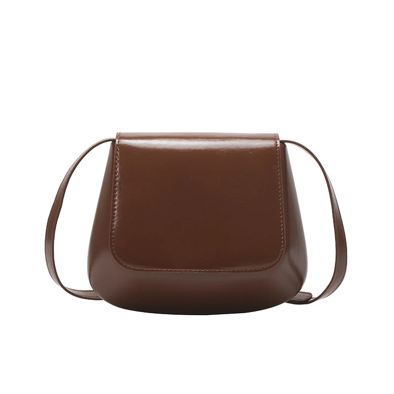 Minimalistische Faux-Leder Umhängetasche