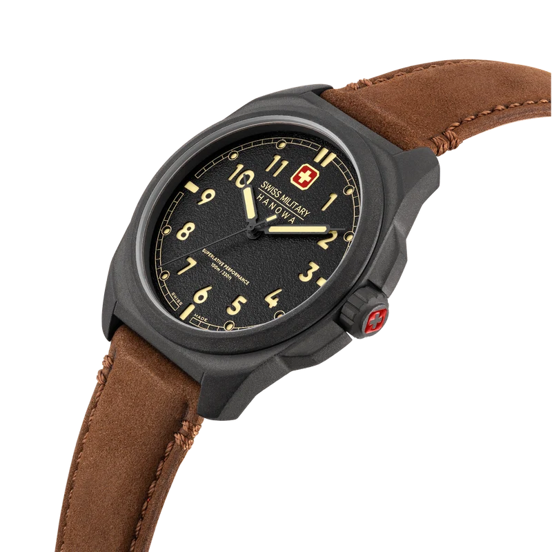 Swiss Military Hanowa Fieldmaster SMWGA0003940 Herren • Saphirglas • 10 ATM Wasserdicht