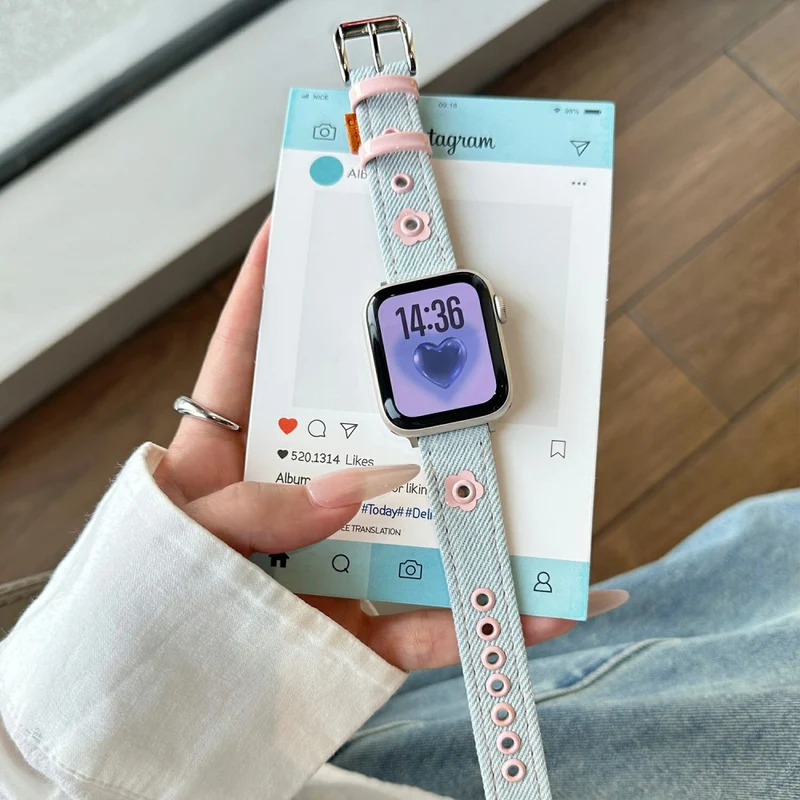 Reizend Apple Smartwatch Nylon Universell Armband