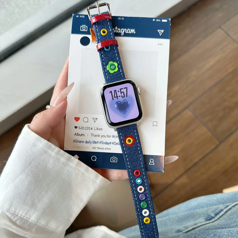 Reizend Apple Smartwatch Nylon Universell Armband
