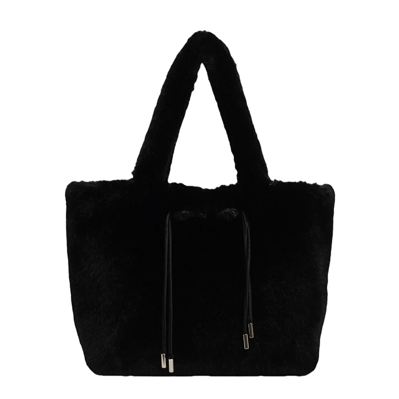 Luxuriöse Kunstpelz-Handtasche