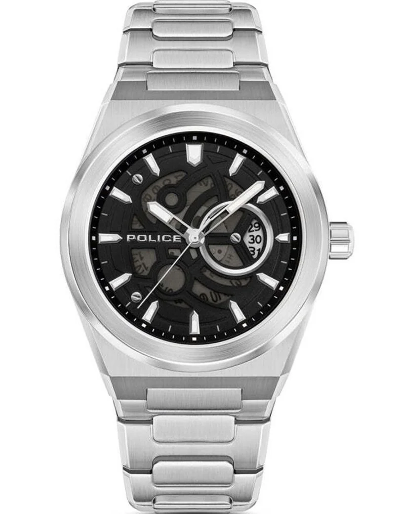 Police Ofset PEWJH2228007 Herrenuhr Schwarz • Mineralglas • Leuchtzeiger
