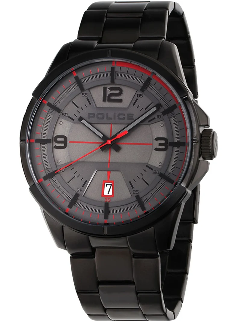 Police Classic PEWJH2007001 Herrenuhr Schwarz • Mineralglas • Quarzwerk