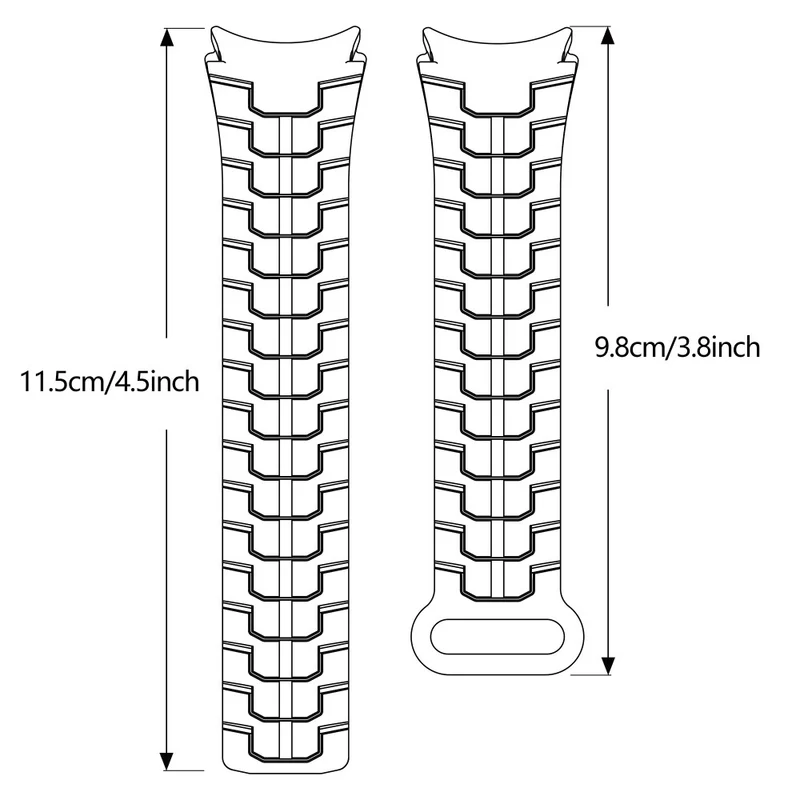 Stark Samsung Smartwatch Silikon Universell Armband