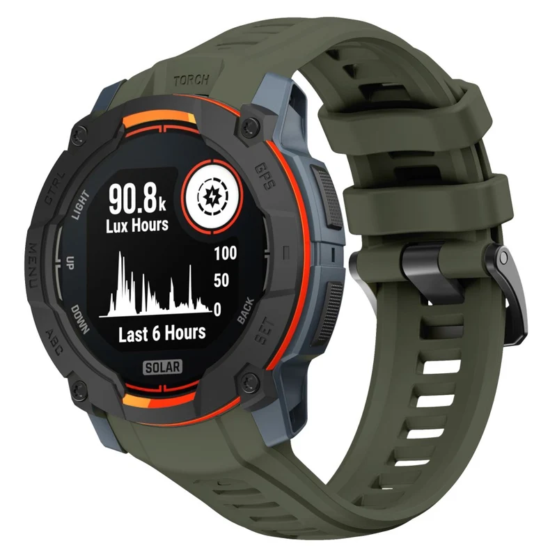 Unglaublich Ordentlich Garmin Instinct 3 AMOLED 50mm / Garmin Instinct 3 50mm Silikon Universell Armband