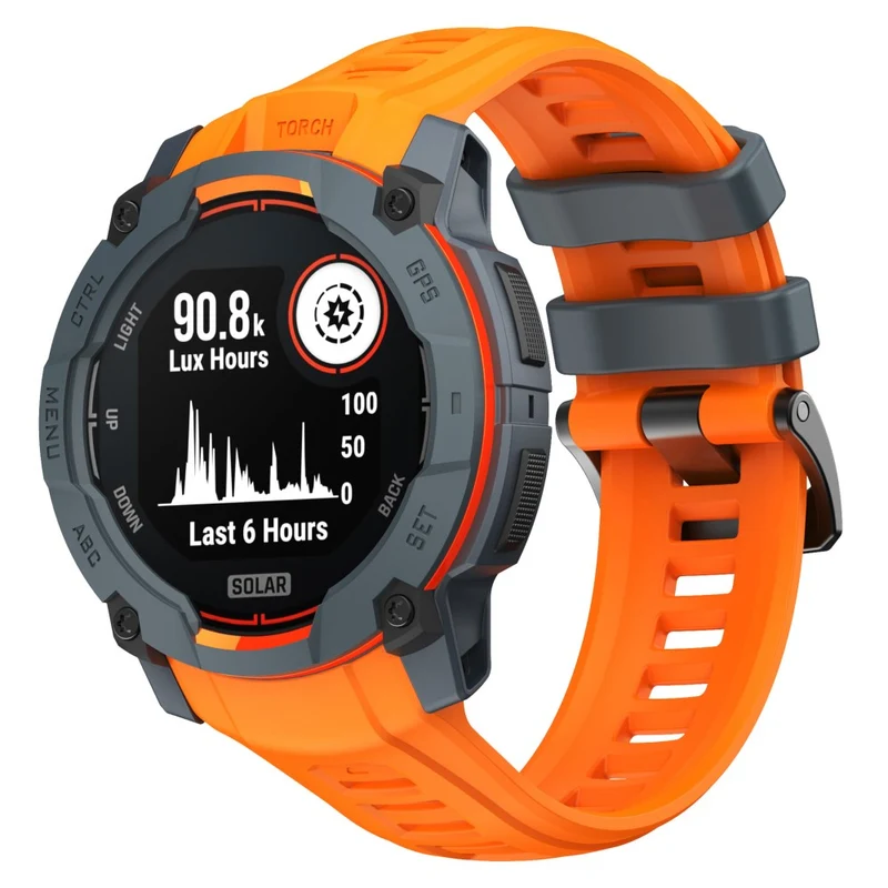 Unglaublich Ordentlich Garmin Instinct 3 AMOLED 50mm / Garmin Instinct 3 50mm Silikon Universell Armband