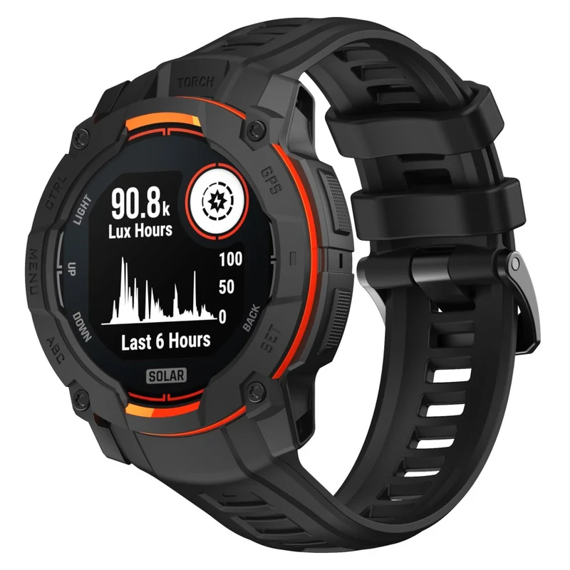 Sehr Haltbar Garmin Instinct 3 AMOLED 45mm / Garmin Instinct 3 45mm Silikon Universell Armband