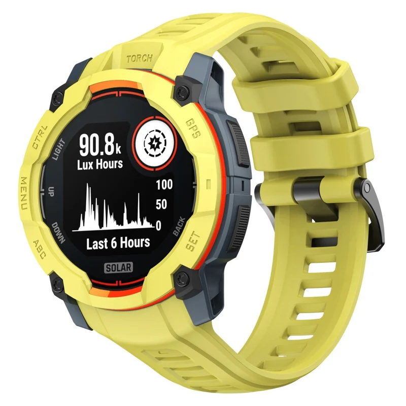 Sehr Haltbar Garmin Instinct 3 AMOLED 45mm / Garmin Instinct 3 45mm Silikon Universell Armband