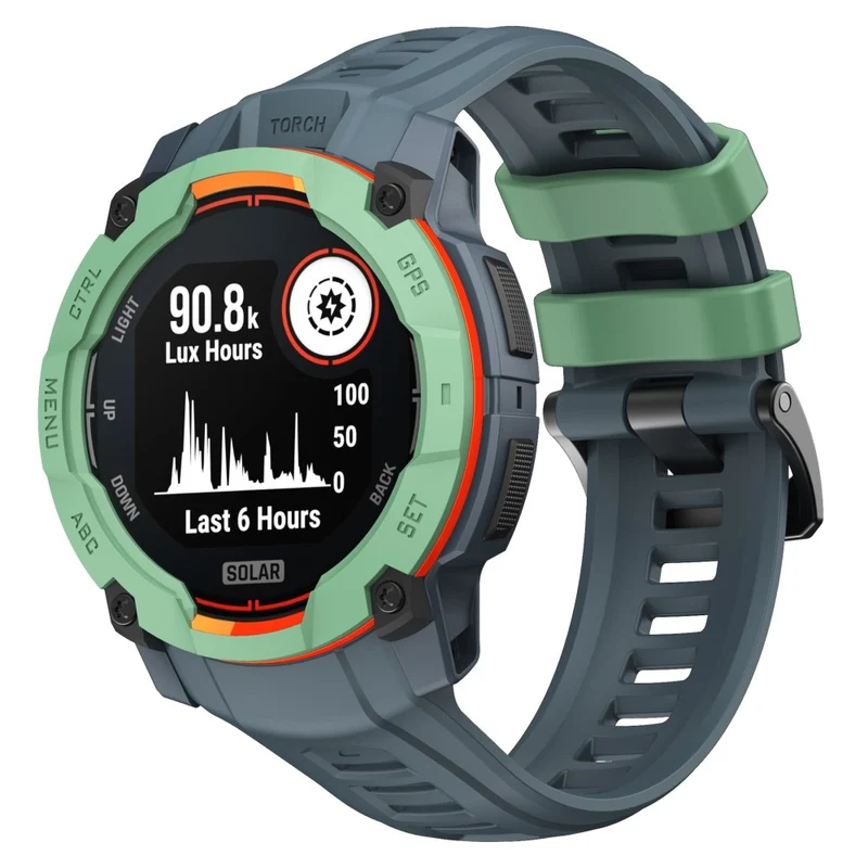 Sehr Haltbar Garmin Instinct 3 AMOLED 45mm / Garmin Instinct 3 45mm Silikon Universell Armband