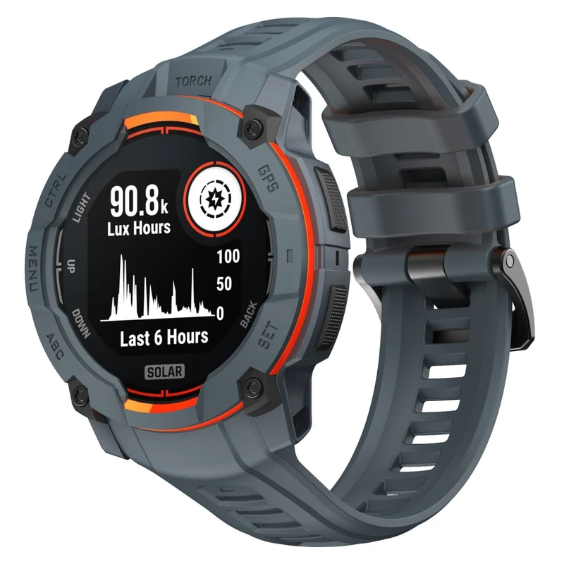 Sehr Haltbar Garmin Instinct 3 AMOLED 45mm / Garmin Instinct 3 45mm Silikon Universell Armband