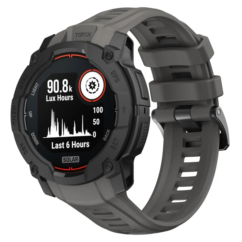 Sehr Haltbar Garmin Instinct 3 AMOLED 45mm / Garmin Instinct 3 45mm Silikon Universell Armband
