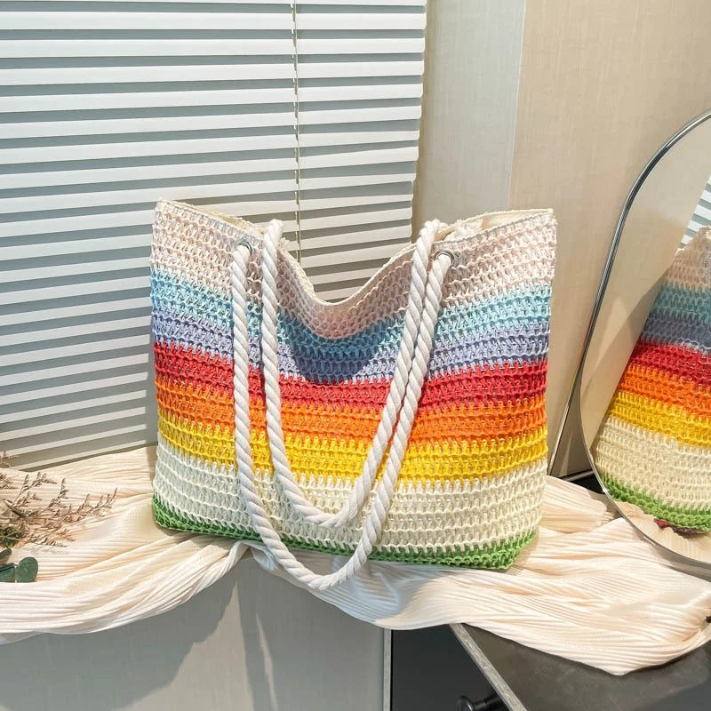 Handgewebte Strandtasche