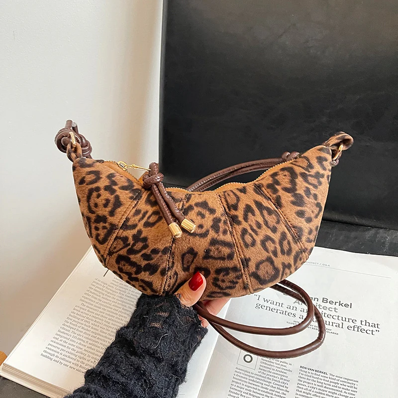 Modische Leopardenprint-Handtasche