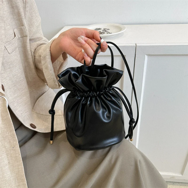 Modischer Zugband Eimer Tasche