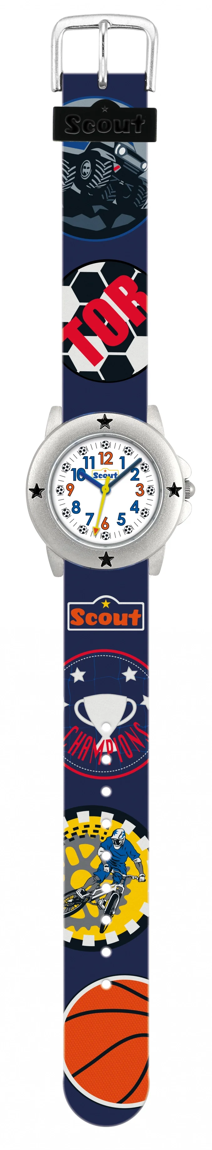 Scout Champions 393.012 Kinderuhr Blau • Quarzwerk • Wasserdicht bis 5 bar