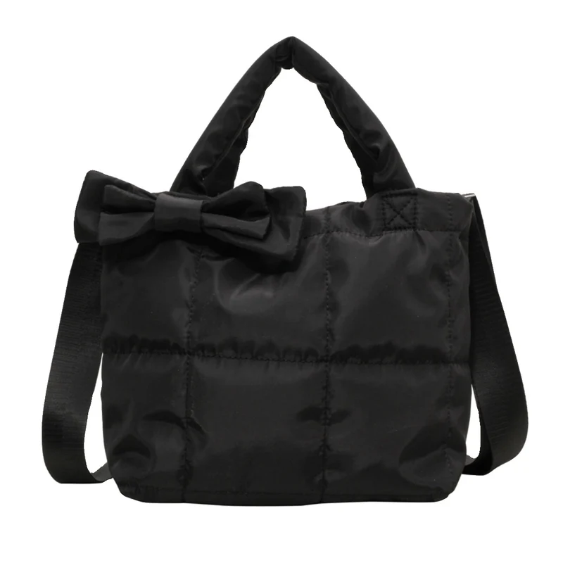 Modische Handtasche mit Schleifendetail