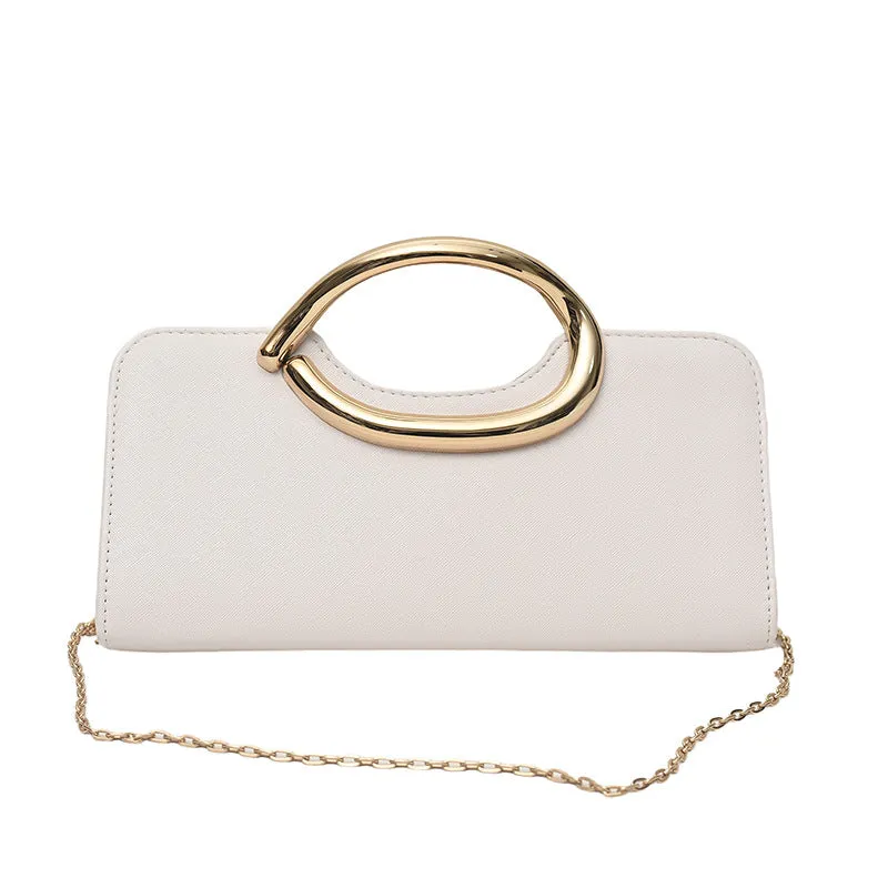 Elegante strukturierte Abend-Clutch
