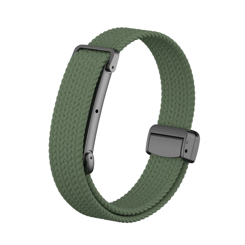 Fitbit Air Geflochtenes Armband mit D-Schnalle (Armeegrün)
