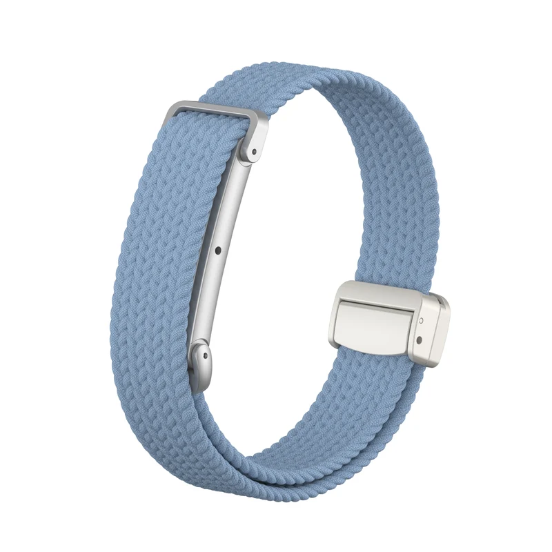 Fitbit Air Geflochtenes Armband mit D-Schnalle (Nebelblau)