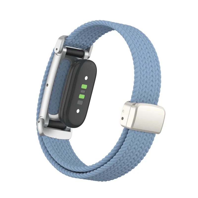 Fitbit Air Geflochtenes Armband mit D-Schnalle (Nebelblau)