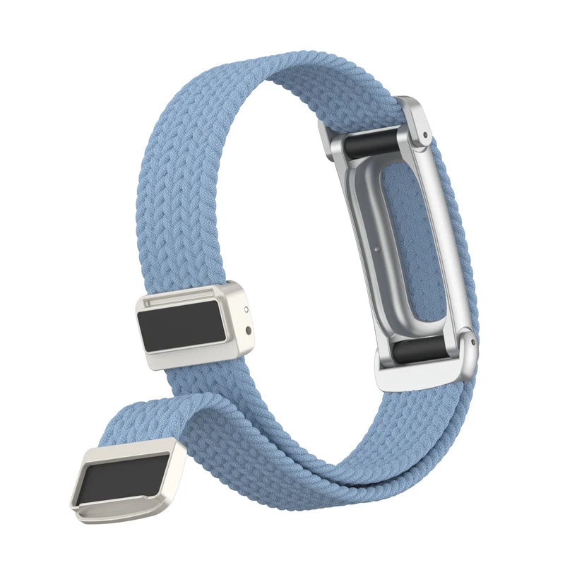 Fitbit Air Geflochtenes Armband mit D-Schnalle (Nebelblau)