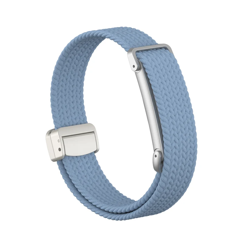 Fitbit Air Geflochtenes Armband mit D-Schnalle (Nebelblau)
