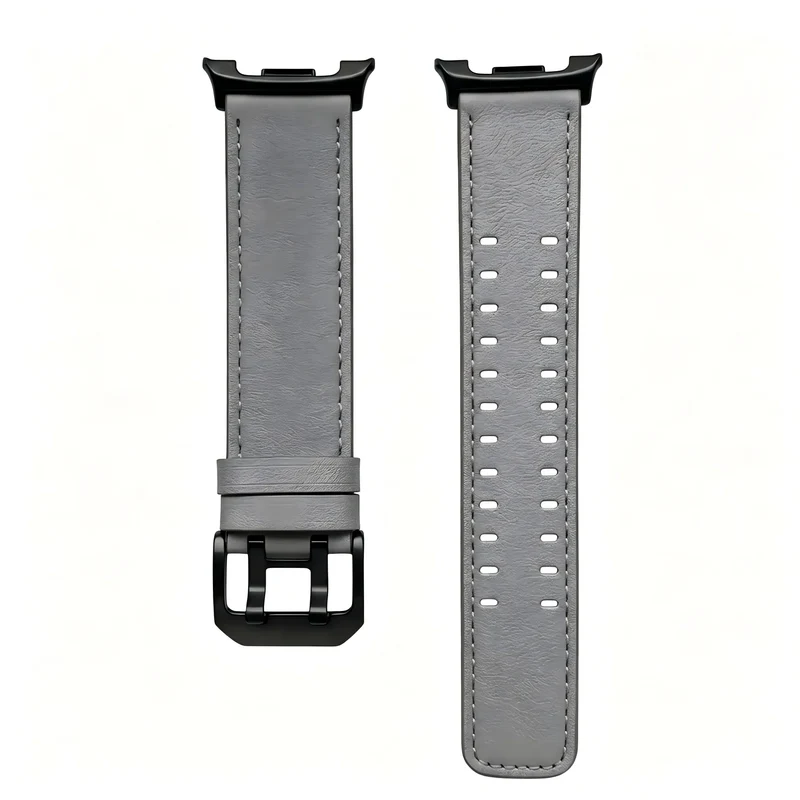 Samsung Galaxy Watch 9 - 40mm Doppelnadel-Lederarmband (Grau)