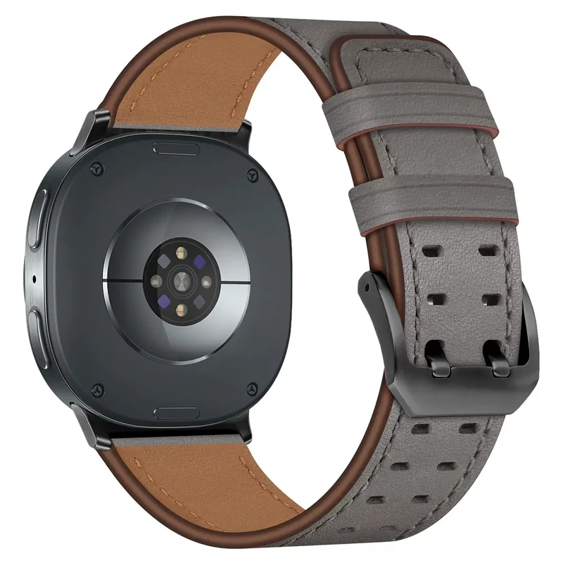 Samsung Galaxy Watch 8 Classic Doppelnadel-Lederarmband (Grau)