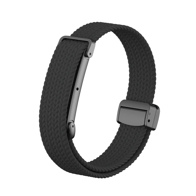 Fitbit Air Geflochtenes Armband mit D-Schnalle (Schwarz)