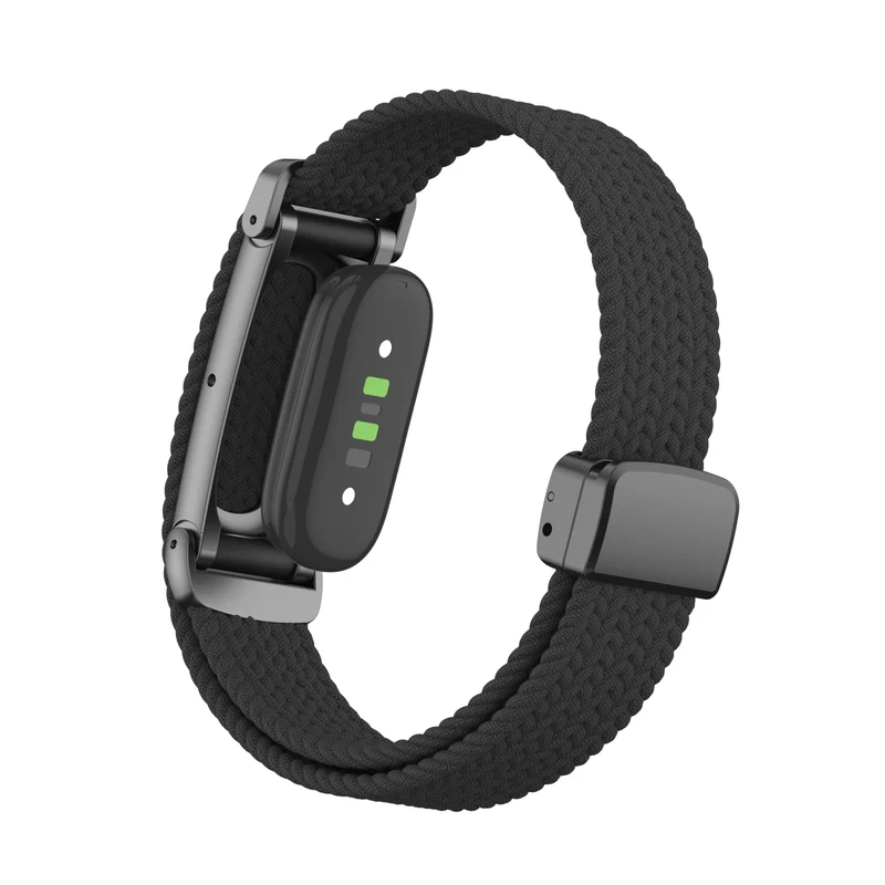 Fitbit Air Geflochtenes Armband mit D-Schnalle (Schwarz)