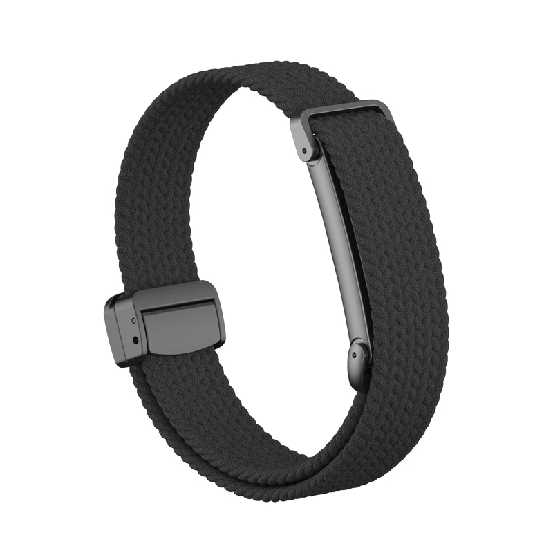 Fitbit Air Geflochtenes Armband mit D-Schnalle (Schwarz)