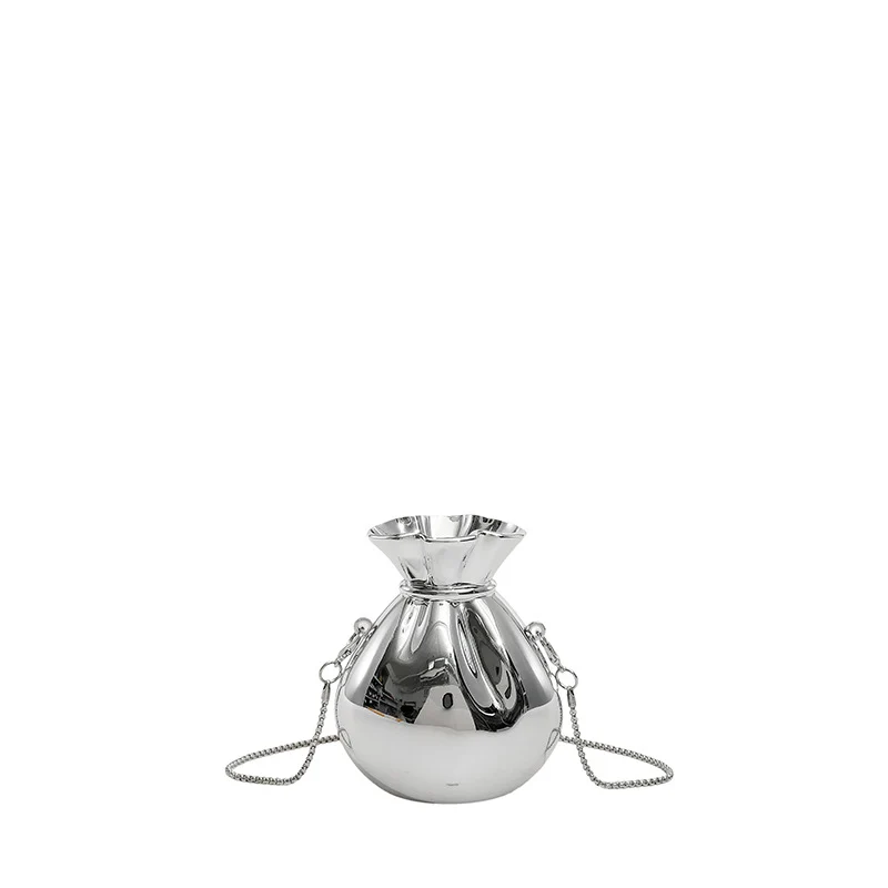 Elegante Metall-Abendtasche