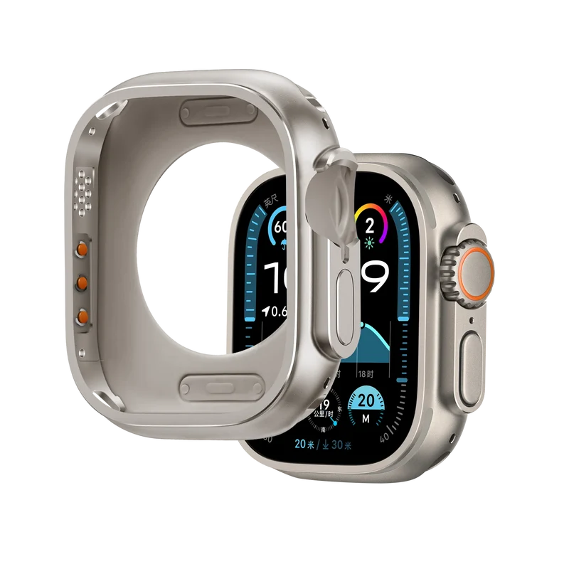 Bandz Apple Watch Ultra - 49mm Metal Case (Titanium)