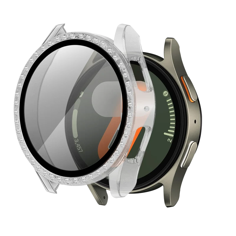 Samsung Galaxy Watch 7 - 40mm Diamond Case with Glass (Transparent)